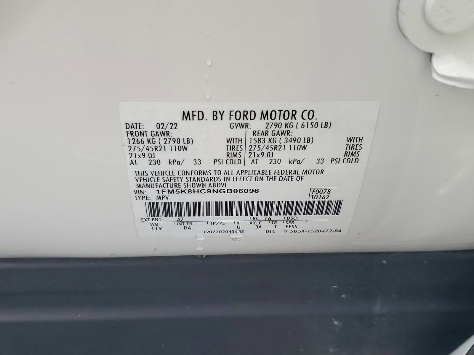 Certified 2022 Ford Explorer Platinum w/ Equipment Group 601A image 33