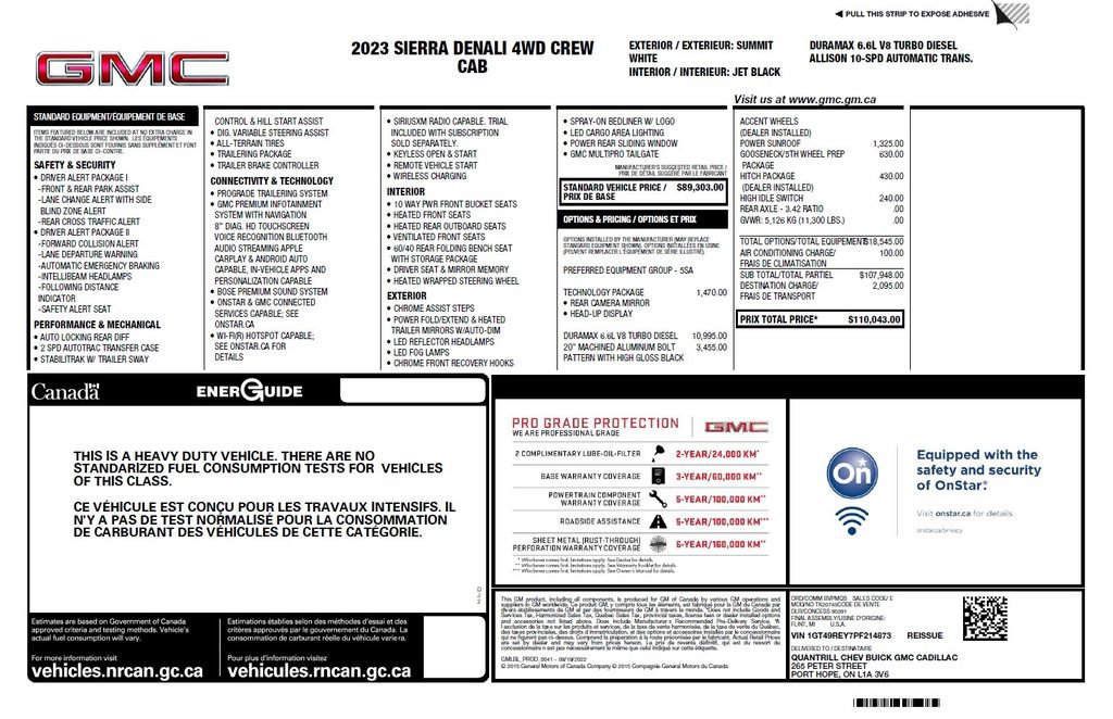 Used 2023 GMC Sierra 2500 Denali w/ Technology Package AWD/4WD image 6