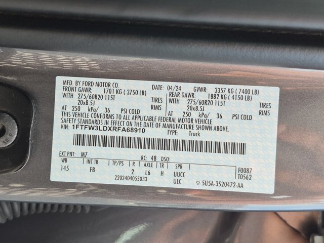 Certified 2024 Ford F150 XLT w/ Equipment Group 302A MID AWD/4WD image 37
