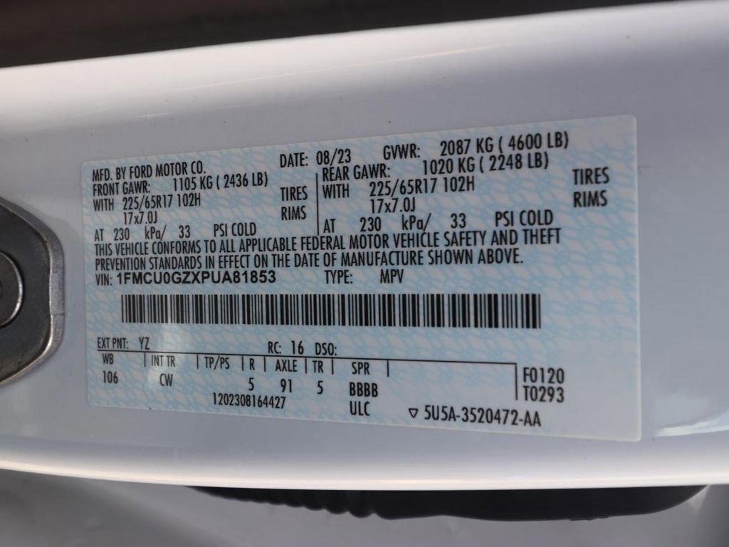 Certified 2023 Ford Escape Active w/ Tech Pack #1 image 24