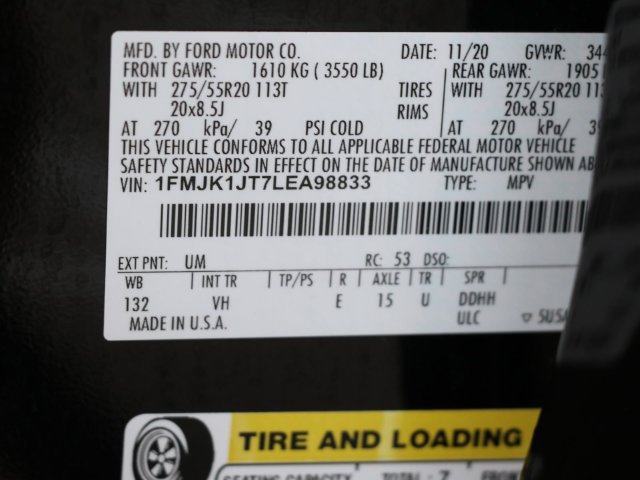 Certified 2020 Ford Expedition Max XLT w/ Equipment Group 202A AWD/4WD image 32