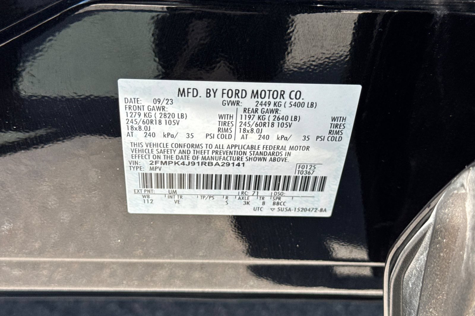 Certified 2024 Ford Edge SEL w/ Convenience Package AWD/4WD image 28