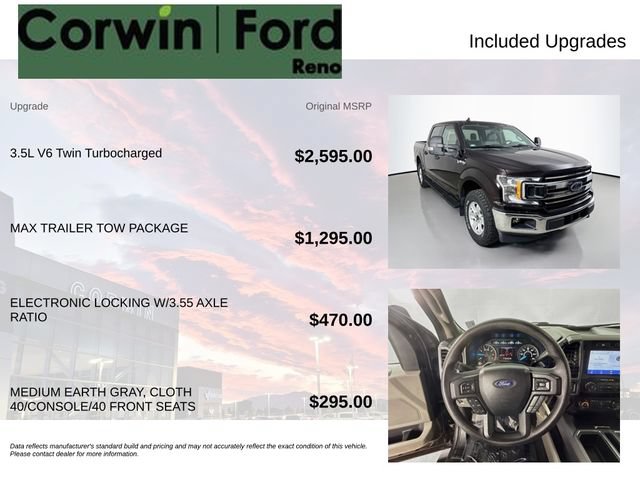 Certified 2020 Ford F150 XLT w/ Max Trailer Tow Package AWD/4WD image 3