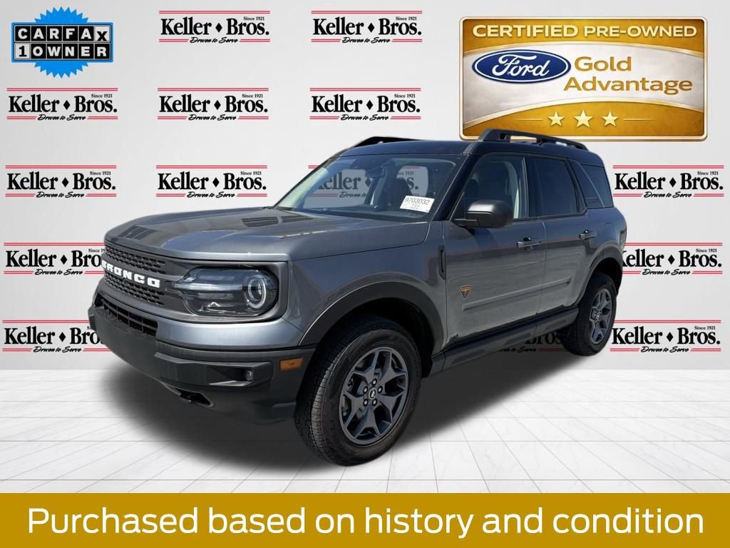Certified 2024 Ford Bronco Sport Badlands w/ Premium Package AWD/4WD image 1