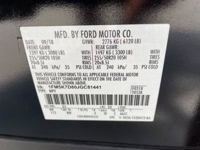 Certified 2018 Ford Explorer XLT w/ Equipment Group 202A FWD image 14