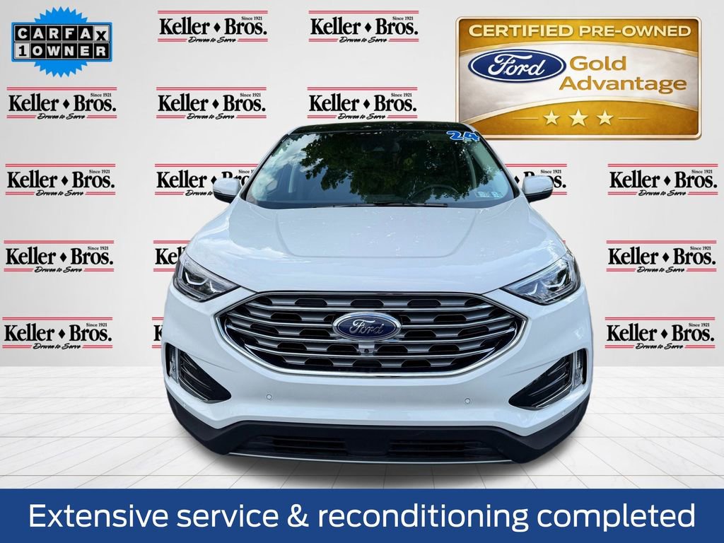 Certified 2024 Ford Edge Titanium w/ Equipment Group 301A AWD/4WD image 2