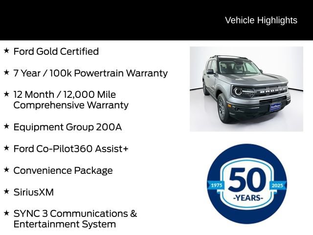 Certified 2023 Ford Bronco Sport Big Bend w/ Convenience Package AWD/4WD image 6