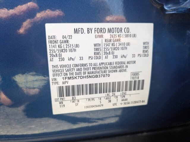 Certified 2022 Ford Explorer XLT w/ Equipment Group 202A RWD image 38
