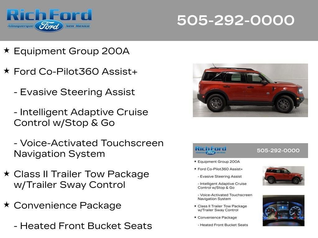 Certified 2022 Ford Bronco Sport Big Bend w/ Convenience Package AWD/4WD image 13