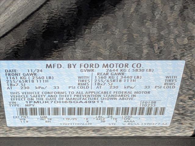 Certified 2025 Ford Explorer Active RWD image 25