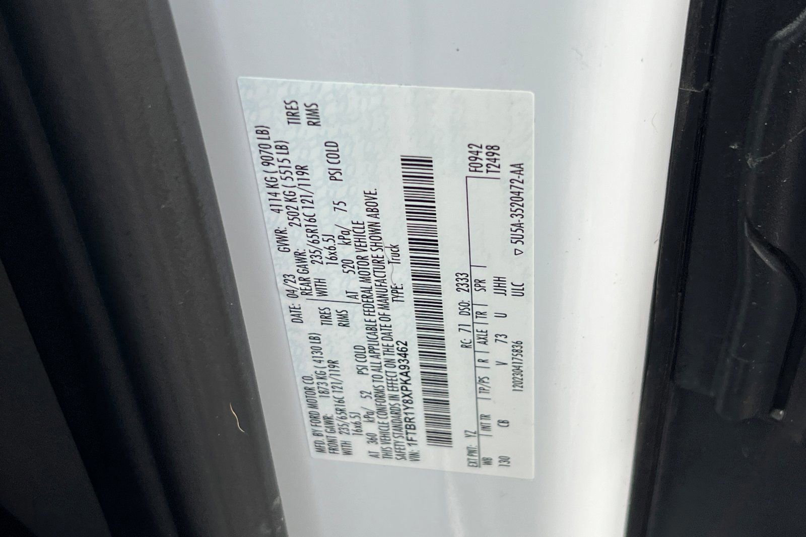 Certified 2023 Ford Transit 250 Low Roof w/ Exterior Upgrade Package image 26