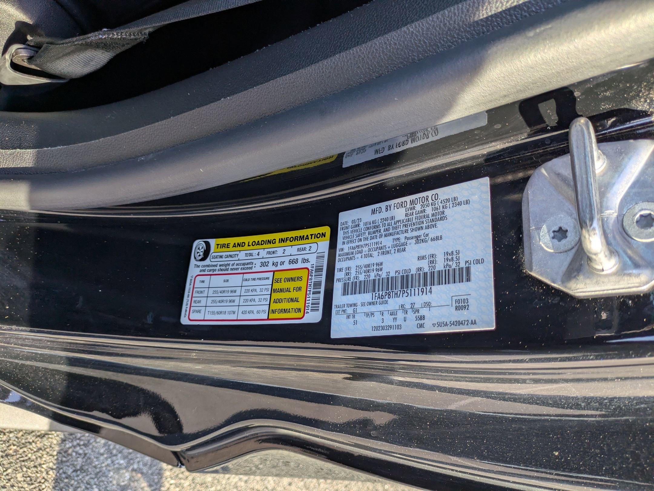 Certified 2023 Ford Mustang Premium w/ Equipment Group 201A RWD image 39