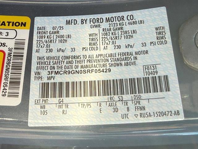 Certified 2025 Ford Bronco Sport Heritage w/ Convenience Package AWD/4WD image 25