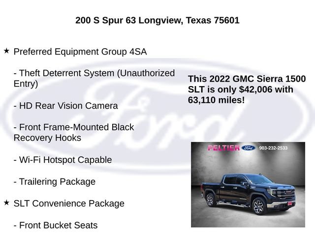 Used 2022 GMC Sierra 1500 SLT AWD/4WD image 25