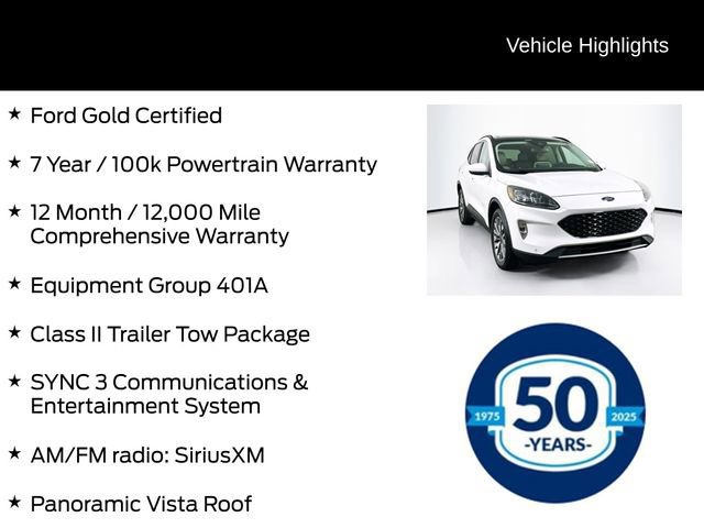 Certified 2022 Ford Escape Titanium w/ Class II Trailer Tow Package AWD/4WD image 10