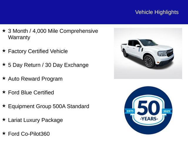 Certified 2022 Ford Maverick Lariat w/ Lariat Luxury Package AWD/4WD image 5