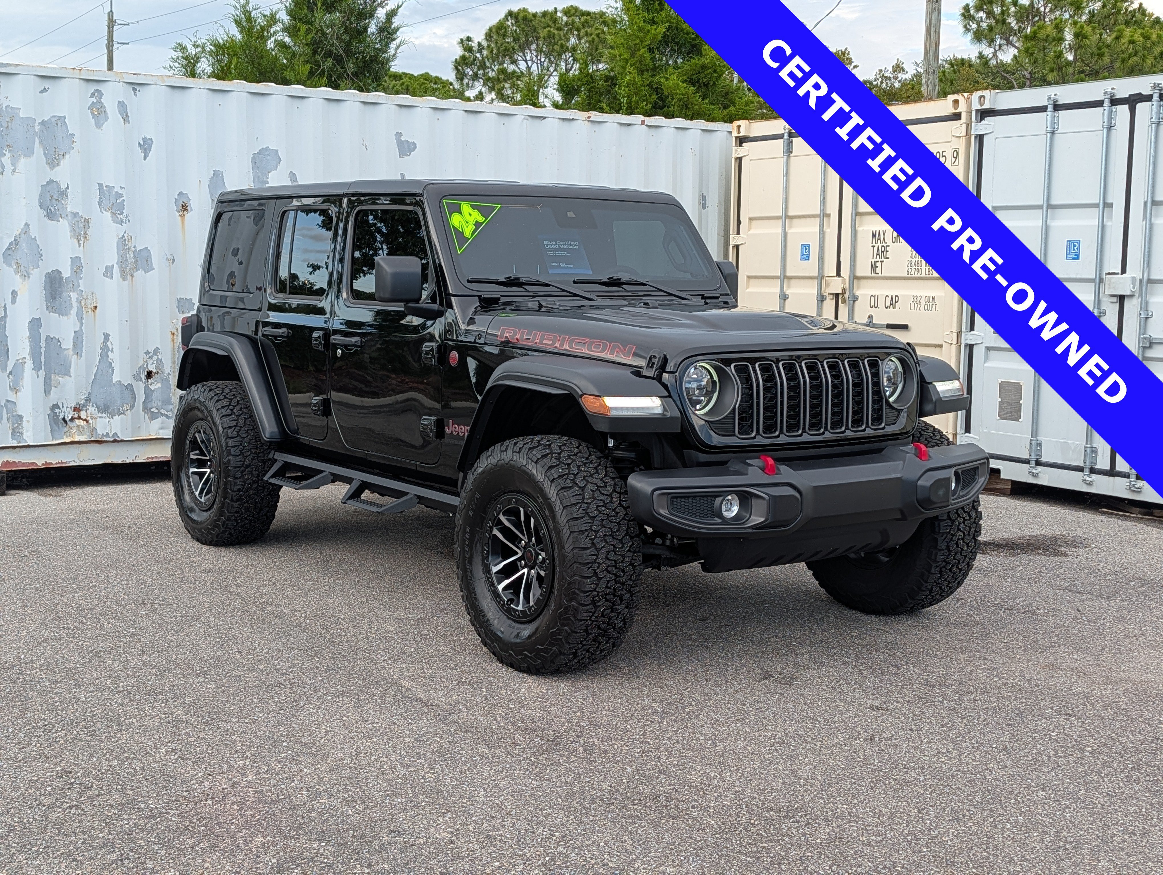 Used 2024 Jeep Wrangler Unlimited Rubicon w/ XTREMEE 35" Tire Package AWD/4WD image 2