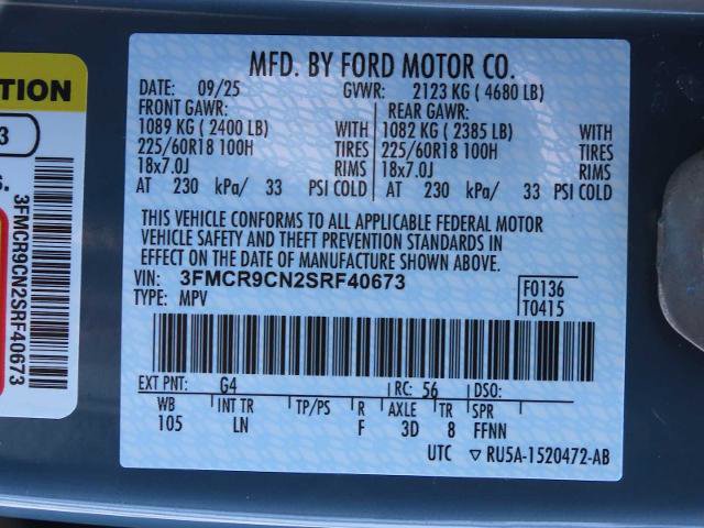 Certified 2025 Ford Bronco Sport Outer Banks w/ Outer Banks Tech Package+ image 38