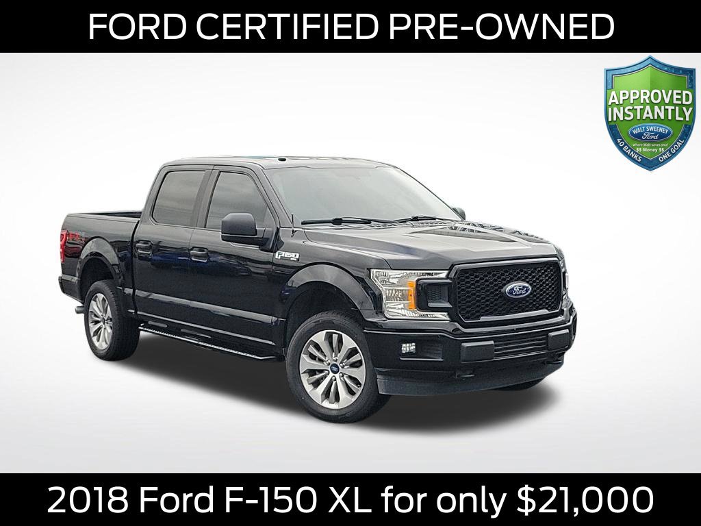 Certified 2018 Ford F150 XL w/ Equipment Group 101A Mid