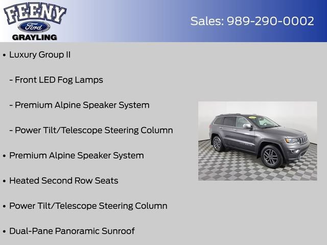 Used 2019 Jeep Grand Cherokee Limited w/ Luxury Group II image 14