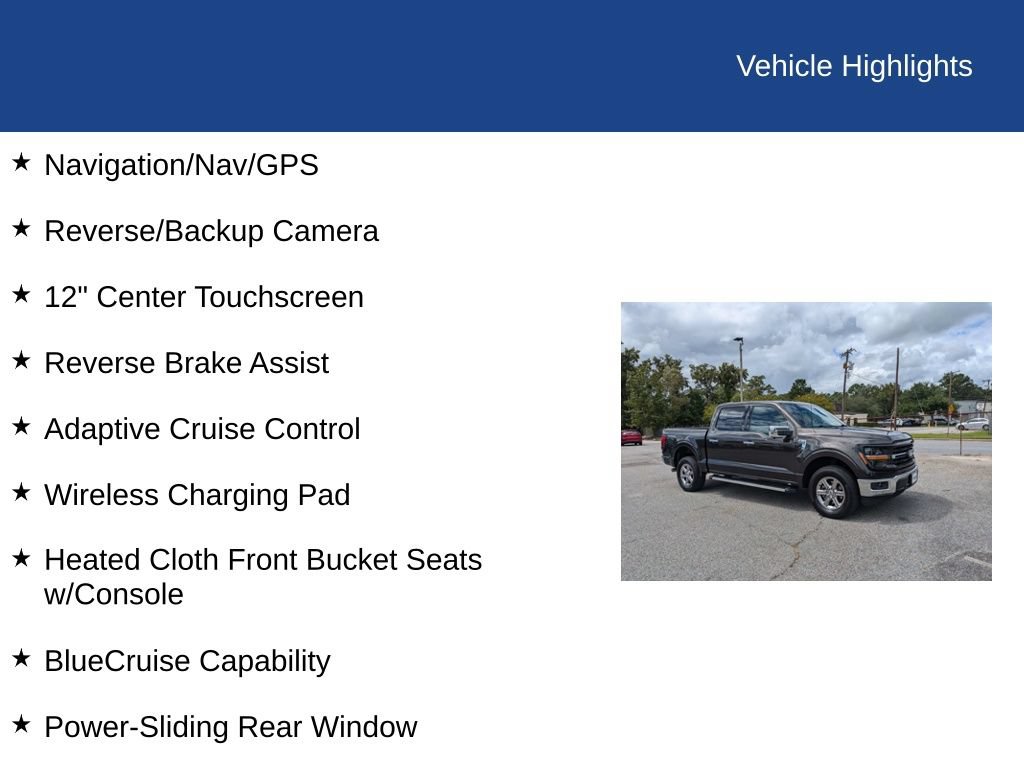 Certified 2024 Ford F150 XLT w/ Equipment Group 302A MID AWD/4WD image 32