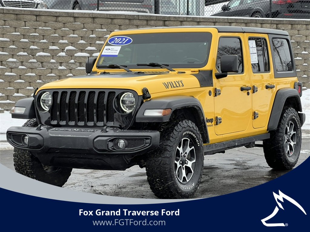 Used 2021 Jeep Wrangler Unlimited Sport image 1