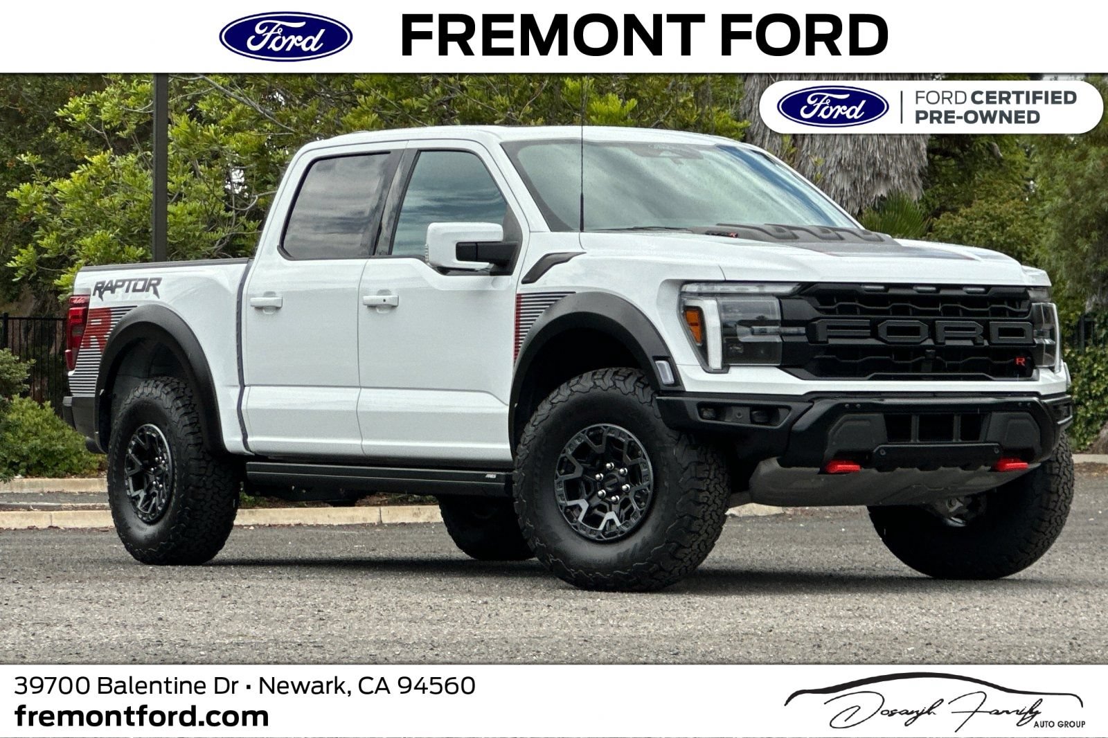 Certified 2024 Ford F150 Raptor w/ Equipment Group 803A Raptor R