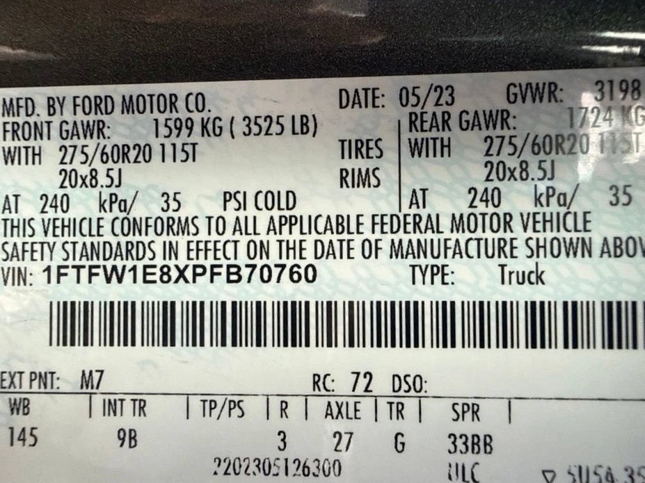Certified 2023 Ford F150 Platinum AWD/4WD image 31