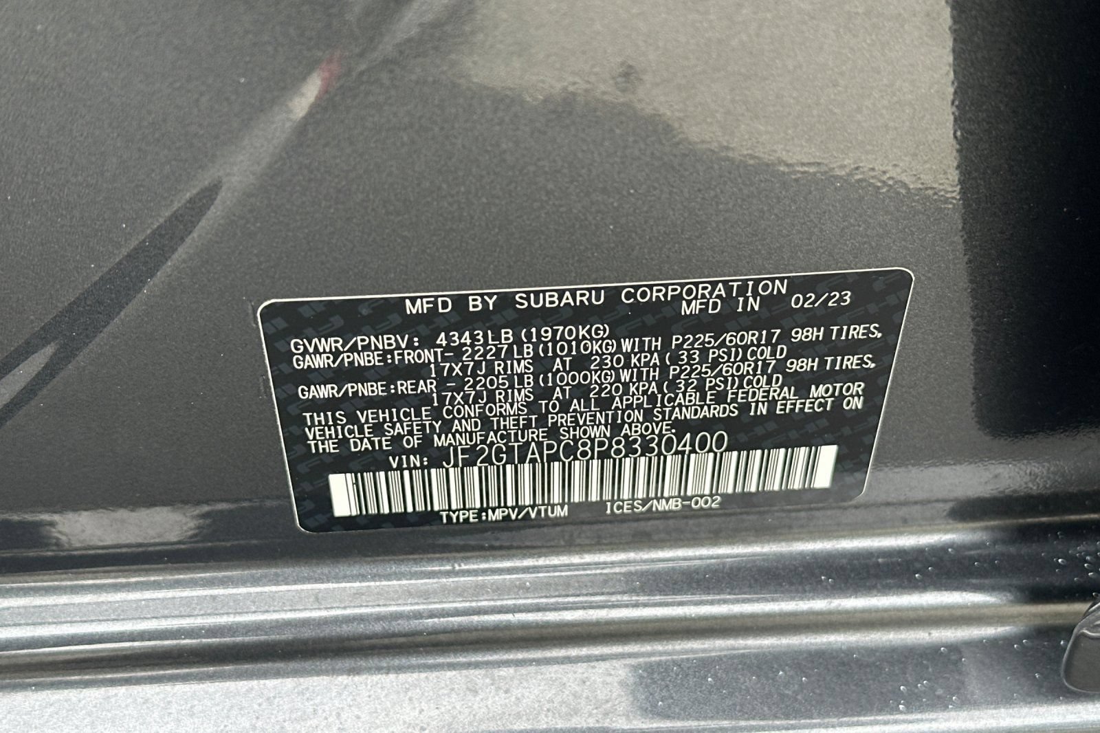 Used 2023 Subaru Crosstrek 2.0i Premium AWD/4WD image 27