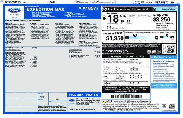 Certified 2022 Ford Expedition Max Platinum AWD/4WD image 5