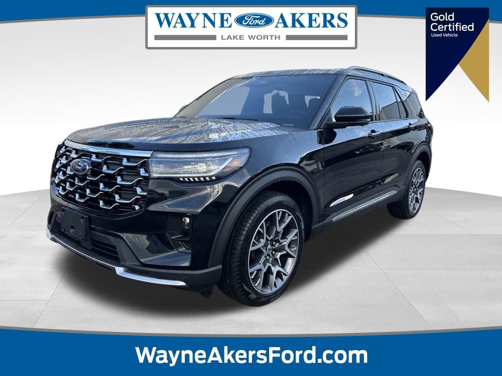 Certified 2025 Ford Explorer Platinum w/ Ultimate Package AWD/4WD image 1