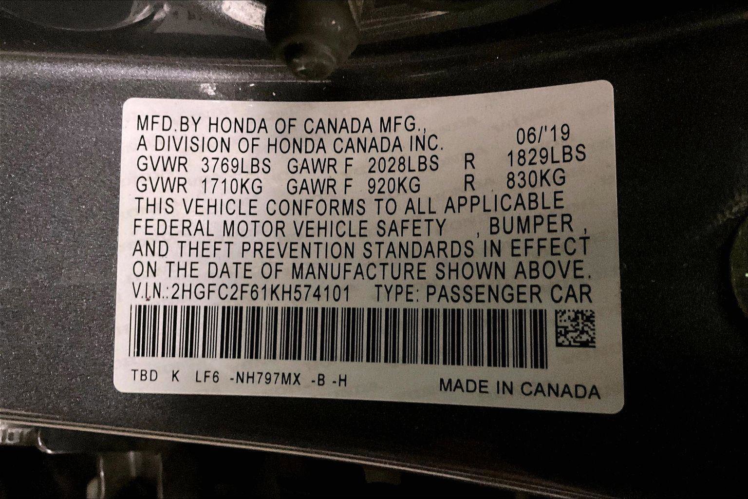 Used 2019 Honda Civic LX image 32