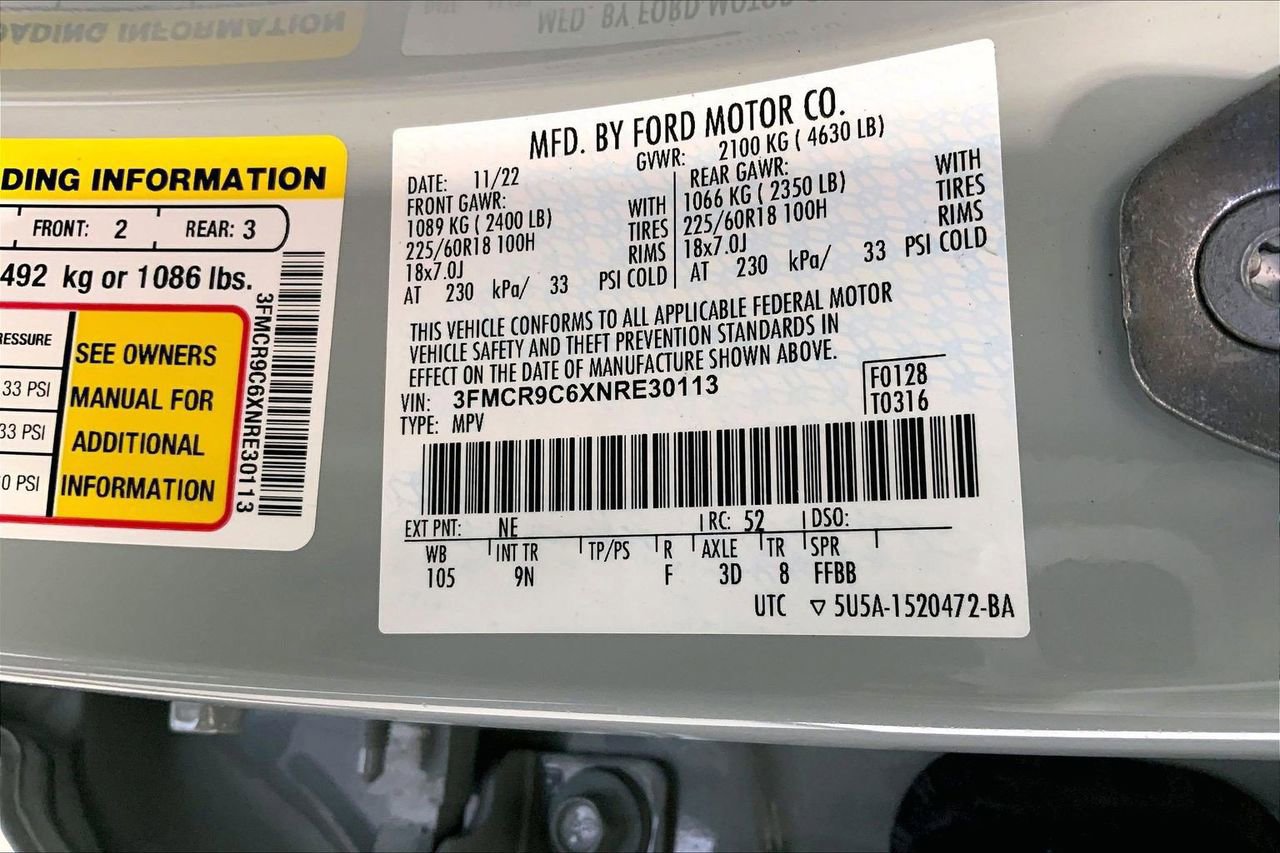 Certified 2022 Ford Bronco Sport Outer Banks w/ Tech Package image 34