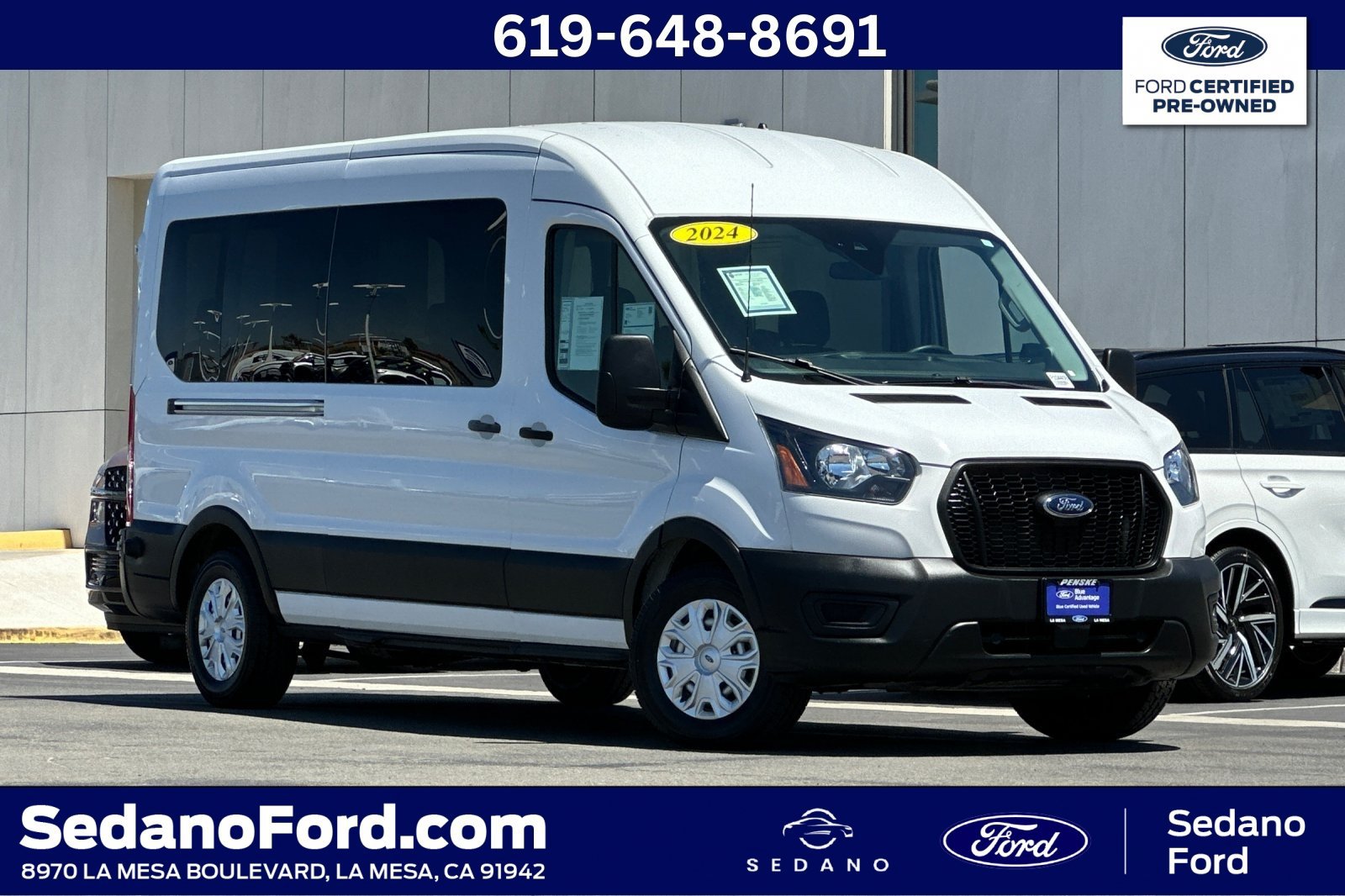 Certified 2024 Ford Transit 350 XL