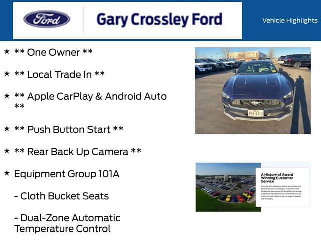 Certified 2020 Ford Mustang Coupe w/ Equipment Group 101A image 7