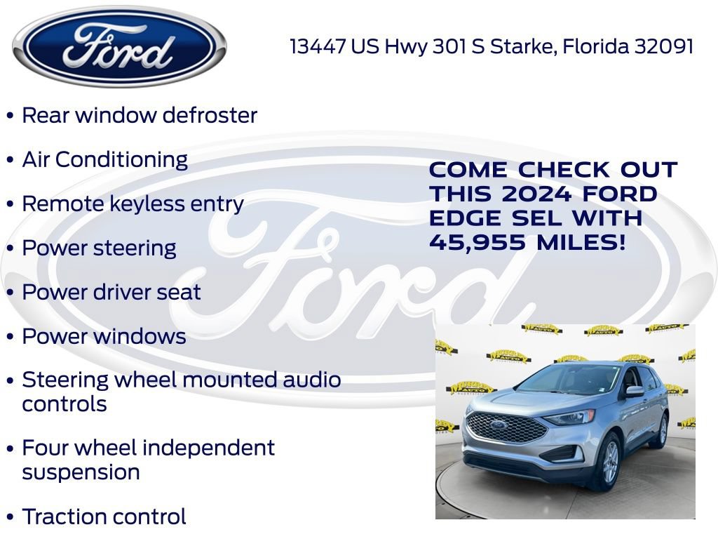 Certified 2024 Ford Edge SEL AWD/4WD image 22