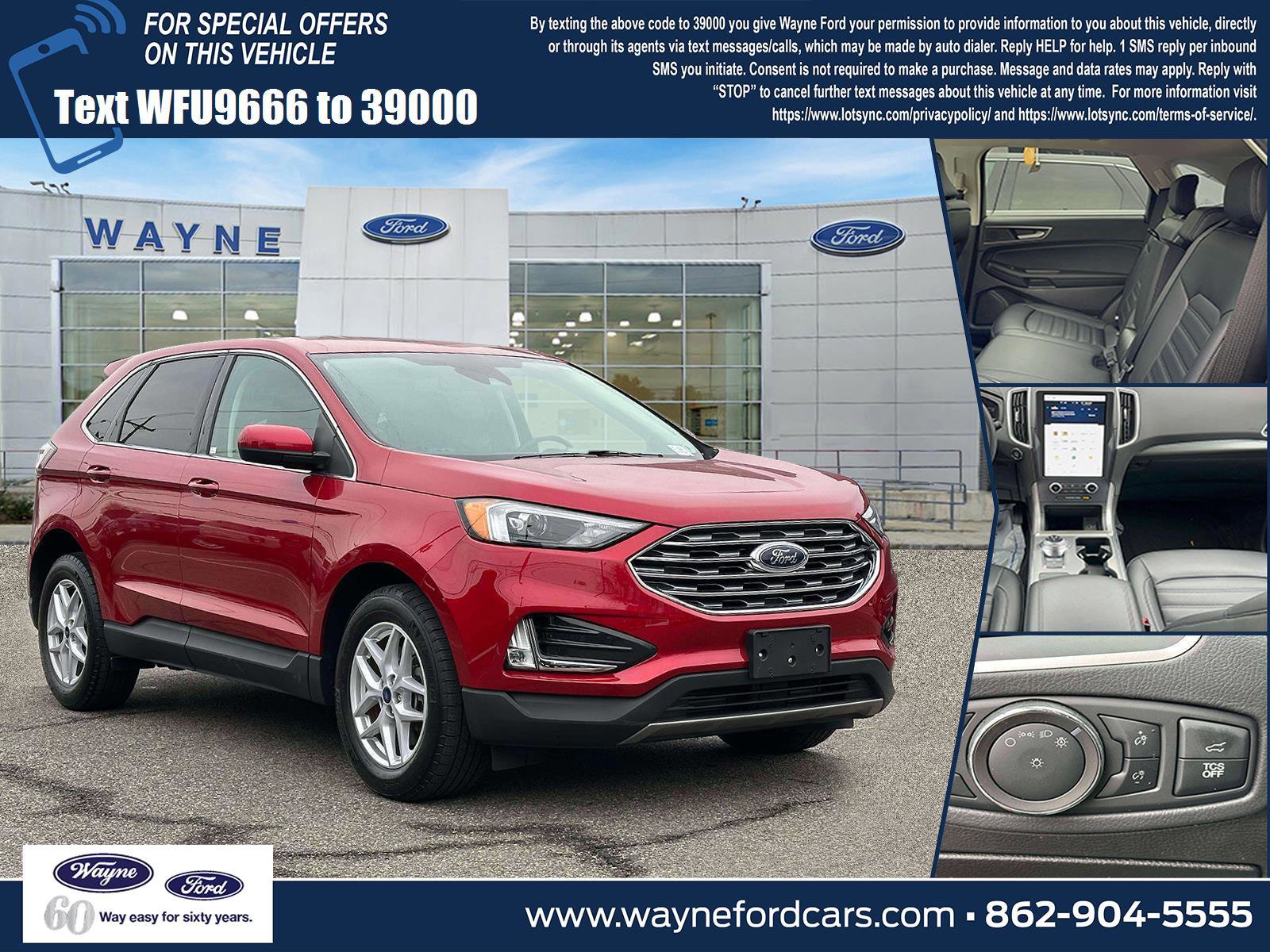 Certified 2022 Ford Edge SEL w/ Convenience Package image 6