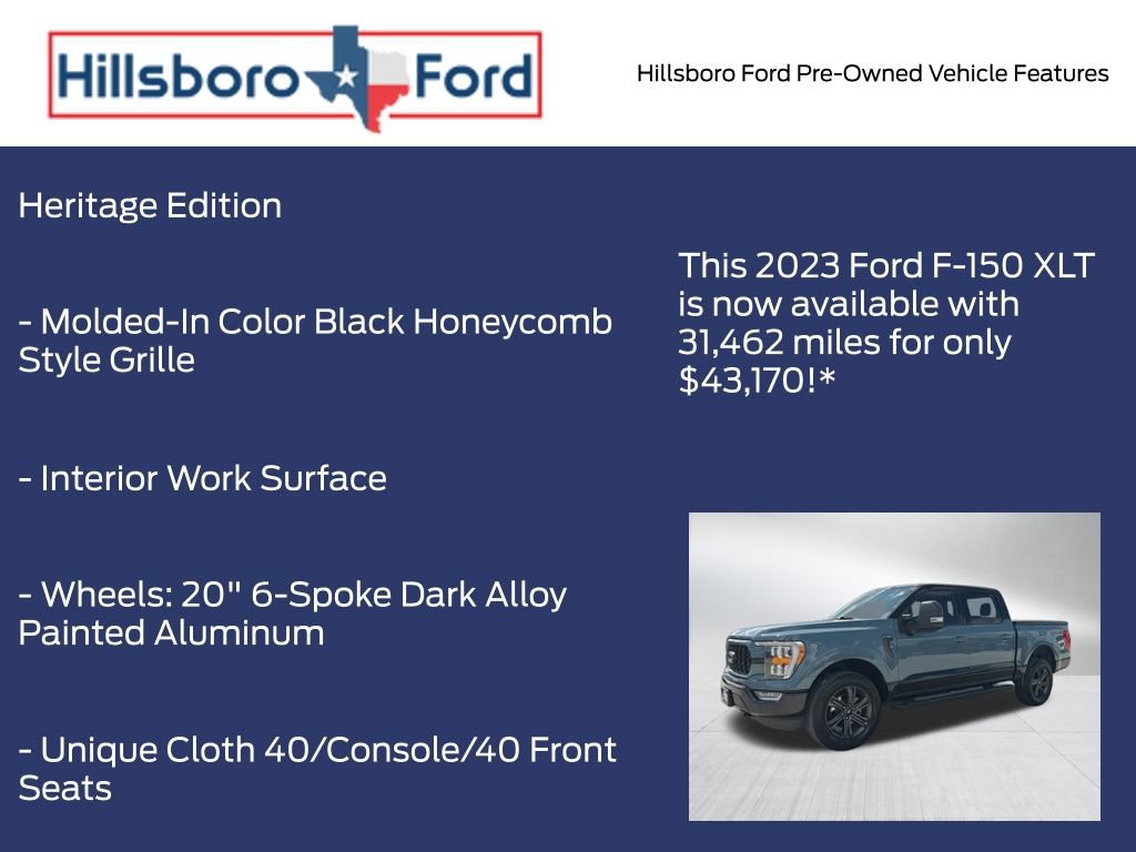 Certified 2023 Ford F150 XLT w/ Equipment Group 302A High AWD/4WD image 3