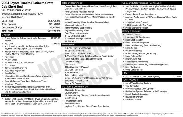 Used 2024 Toyota Tundra Platinum AWD/4WD image 12