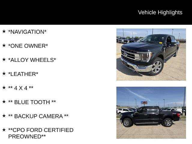 Certified 2023 Ford F150 Lariat w/ Equipment Group 502A High AWD/4WD image 4