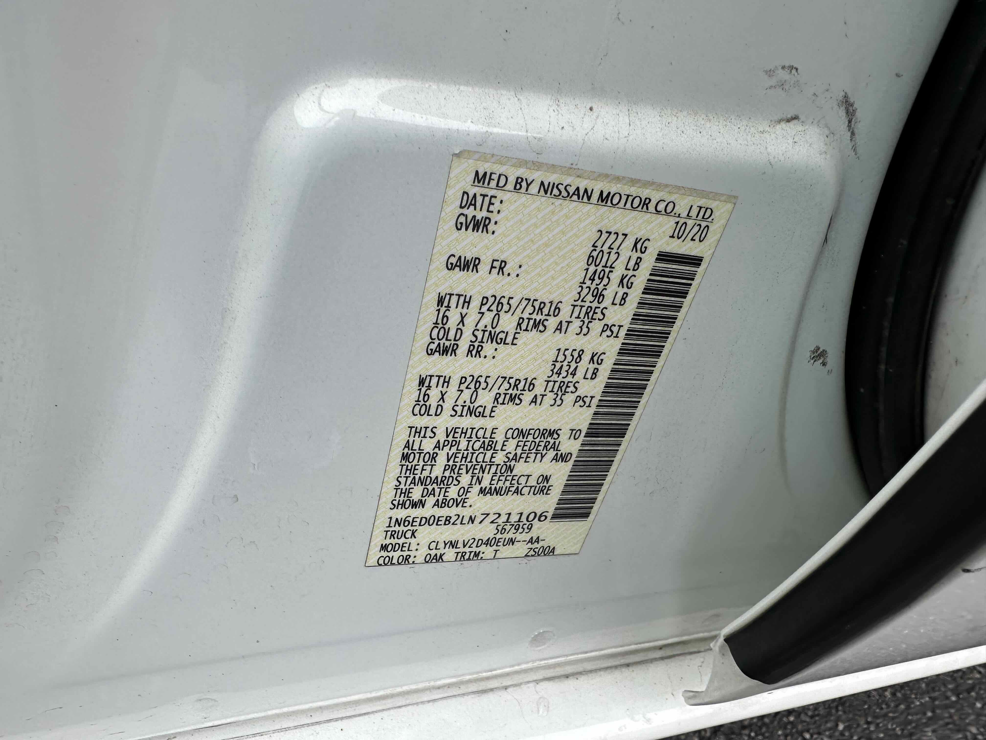 Used 2020 Nissan Frontier PRO-4X w/ Pro-4x Utility Package image 41