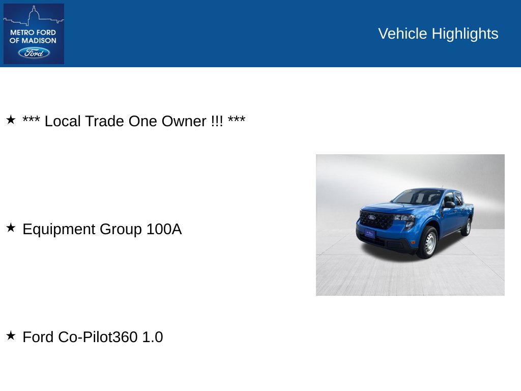 Certified 2025 Ford Maverick XL FWD image 2