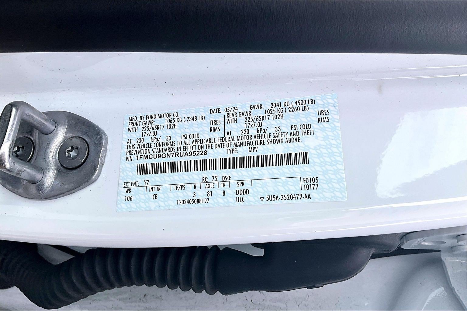 Certified 2024 Ford Escape Active AWD/4WD image 35