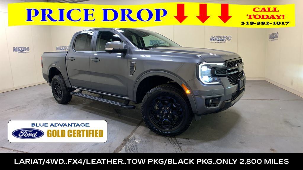 Certified 2025 Ford Ranger Lariat w/ FX4 Off-Road Package