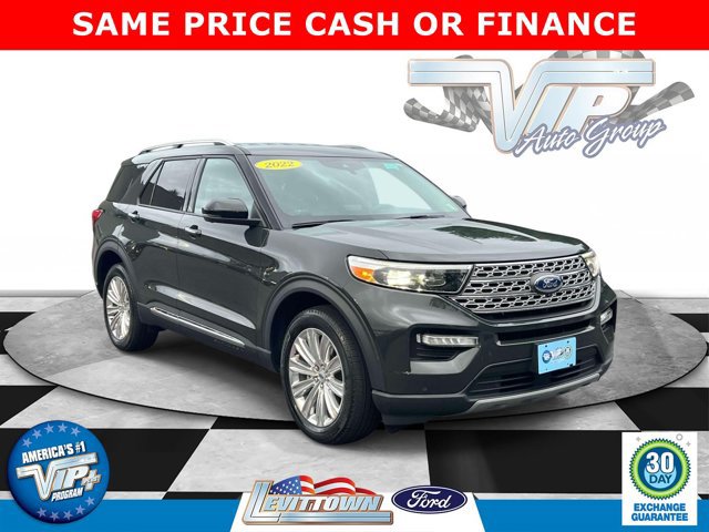 Certified 2022 Ford Explorer Limited w/ Limited Technology Package AWD/4WD image 1
