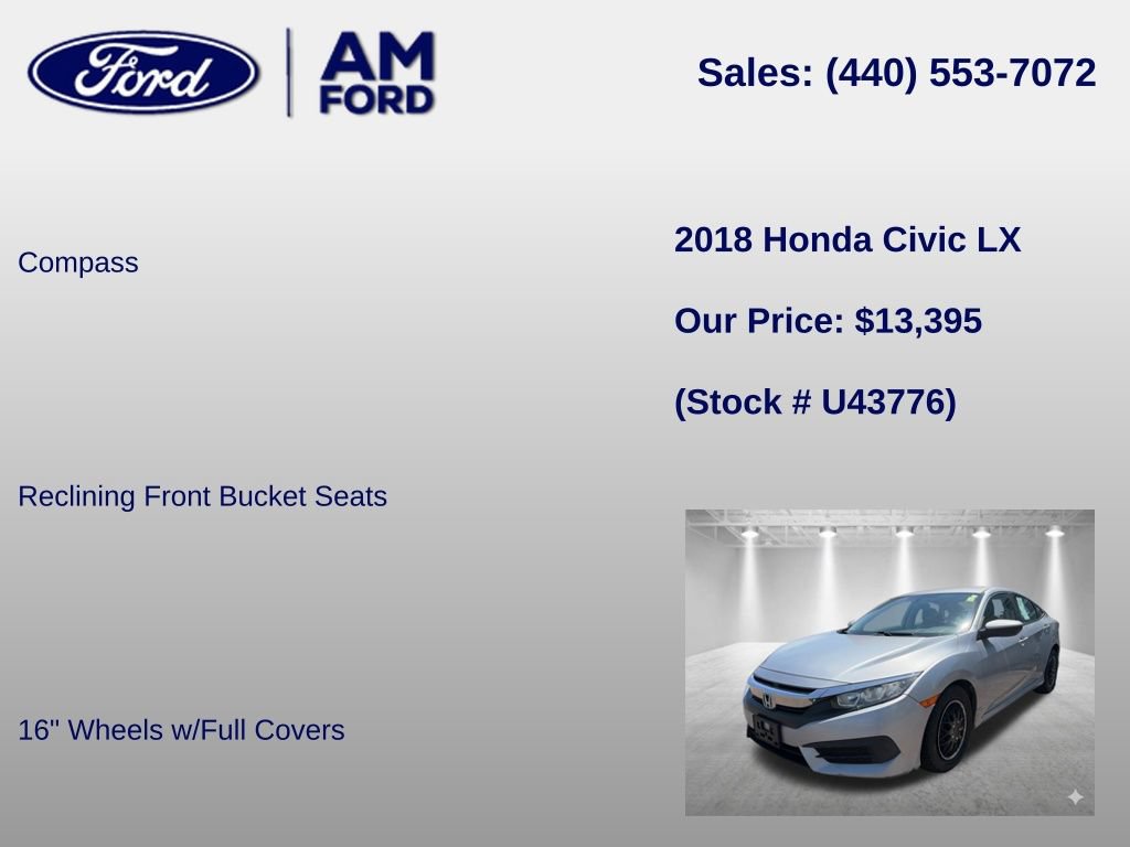 Used 2018 Honda Civic LX image 18