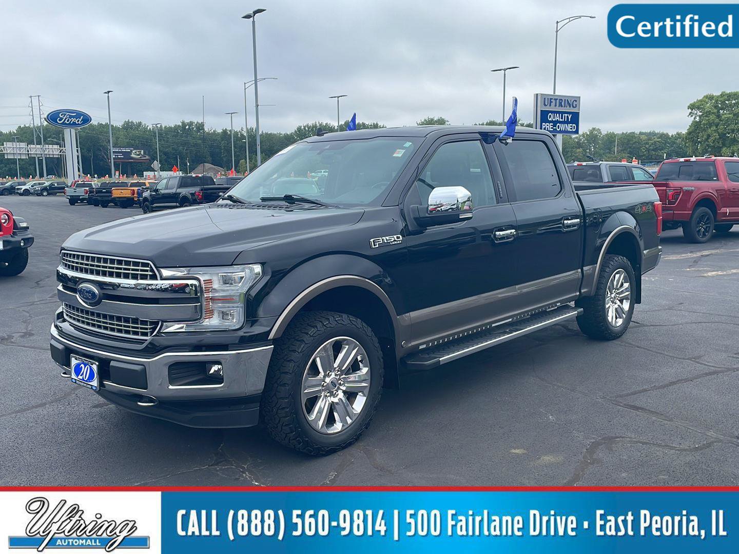 Certified 2020 Ford F150 Lariat w/ Equipment Group 502A Luxury AWD/4WD image 1