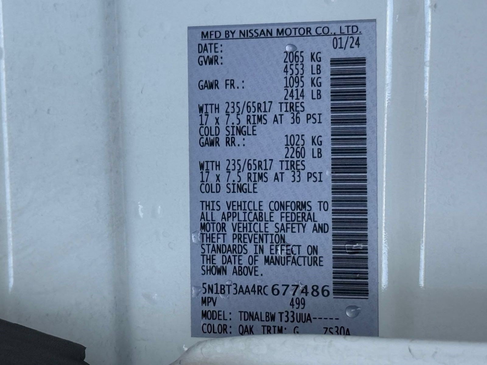 Used 2024 Nissan Rogue S FWD image 28