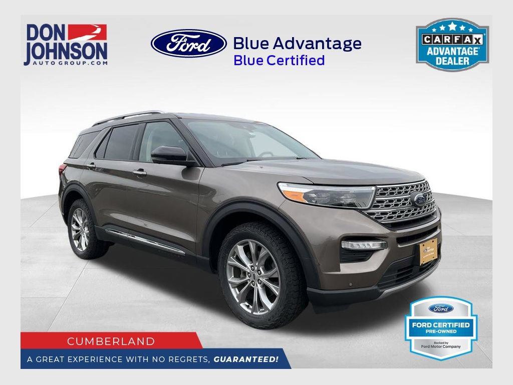 Certified 2021 Ford Explorer Limited AWD/4WD image 1