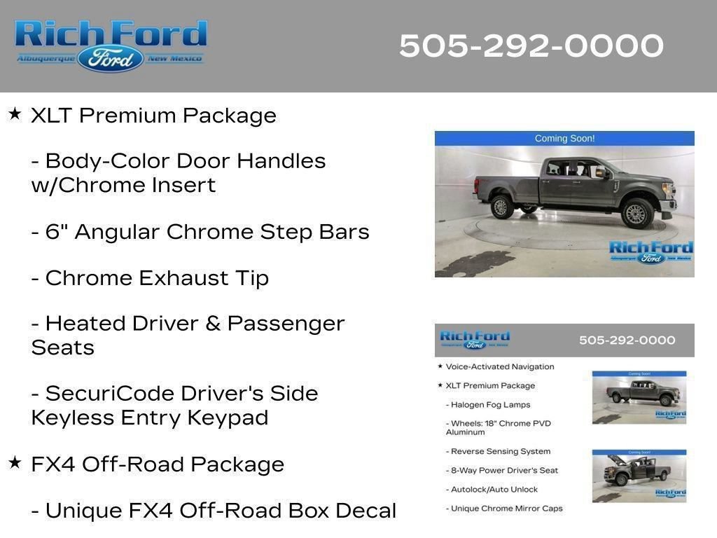 Certified 2021 Ford F250 XLT w/ XLT Premium Package AWD/4WD image 24
